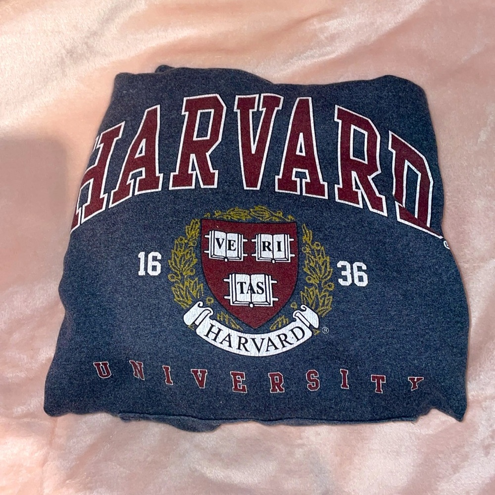 Grey Harvard hoodie